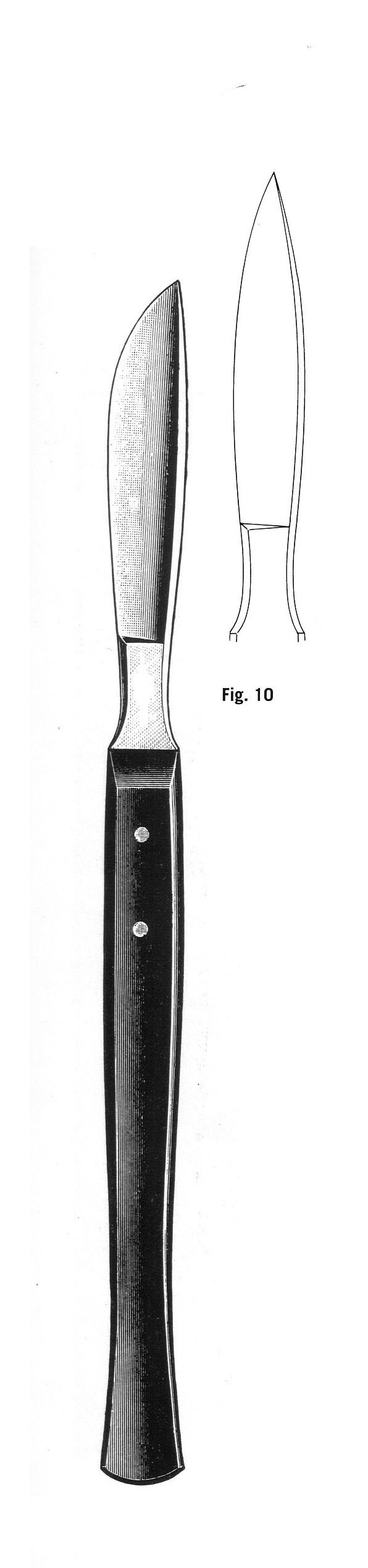 TENETOMİ BIÇAĞI FİBER SAPLI 16,5CM